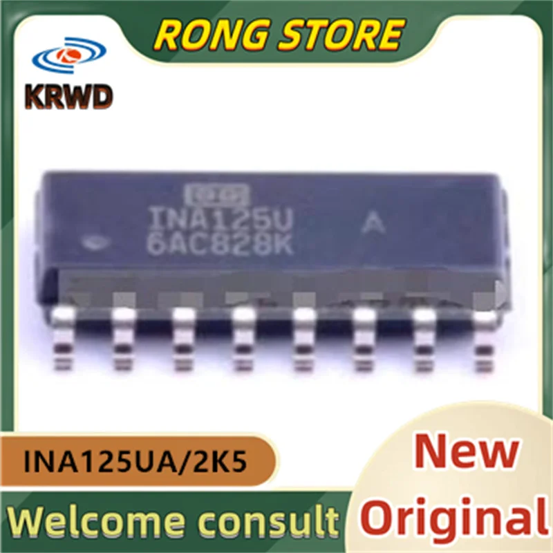 

(5 шт.) INA125U INA125UA INA125UA/2K5 SOIC-16 Новый и оригинальный чип IC