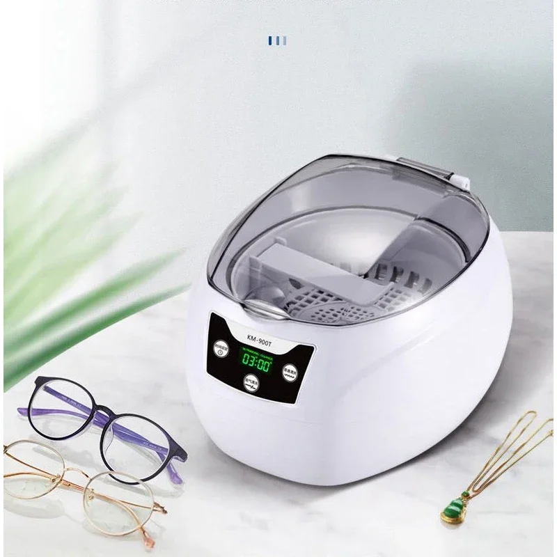 KM-900S/KM-900T Household Ultrasonic Cleaner Glasses Jewelry Cleaning and Cleaning Multifunctional Ultrasonic Cleaner
