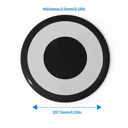 Enhanced Dashboard Pad with Reusable Super Sticky Gel for Car Mounts & GPS Suction Cups (10cm)