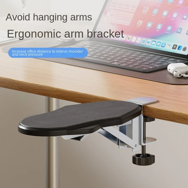 Foldable Ergonomic Computer Desk Arm Rest Pad Wrist