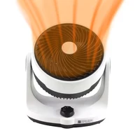 1500W Portable Electric Heater Air Circulator Fan Heater Cooling Heating Desktop Fan PTC Rapid Heating Electric Energy Saving 1