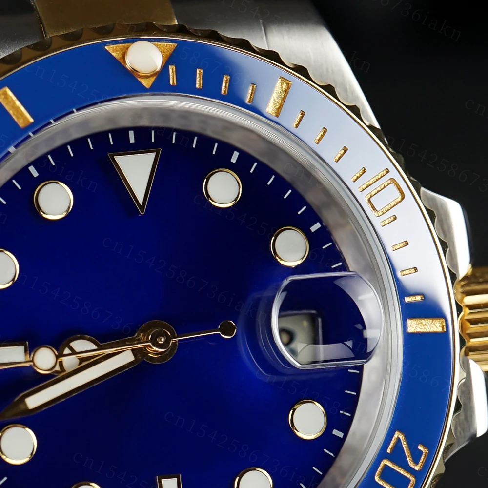 2022 Fashion New 40mm Men's Leisure Sports Sapphire Mirror Stainless Steel Material Waterproof Automatic Mechanical Watch