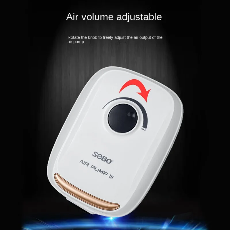 Sobo fish tank oxygen pump fish culture oxygen pump small household aquarium oxygenator double hole 3W