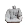 1pc Rabbit Ear Shaped Cushion Office Seat Backrest Thickened Plush Seat Cushion Super Soft Decoration Home 6
