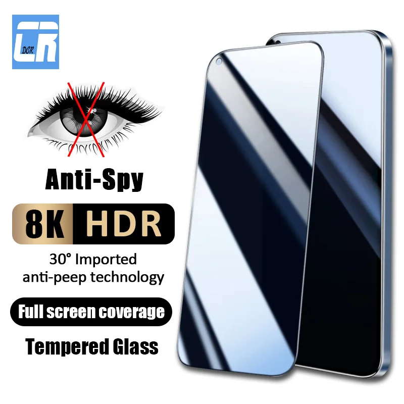 

Privacy Screen Protectors For Realme GT Neo 5 3 3T 2 2T Tempered Glass For Realme C55 C35 C33 C31 C30 X3 Q5 Q3 Pro Anti Spy Film