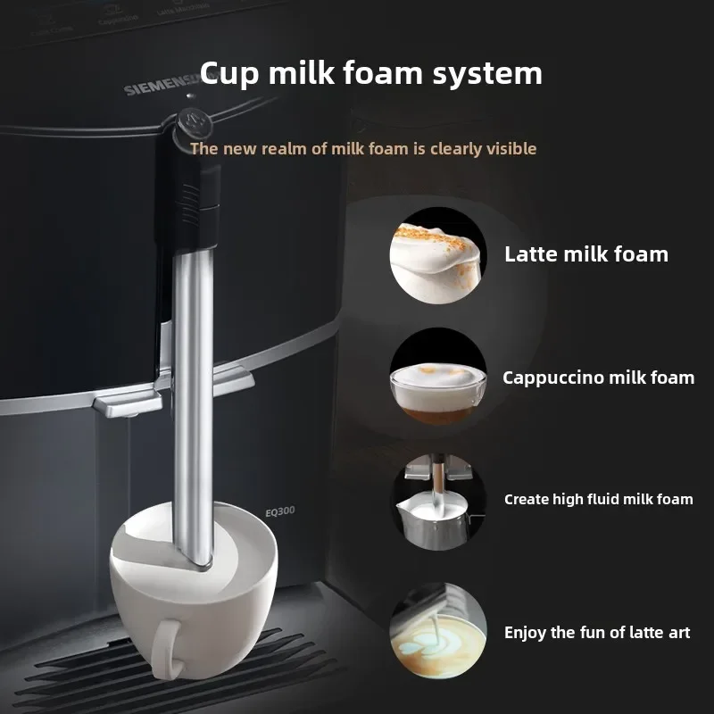 Siemens Coffee Machine Household Small Milk Foam Grinding Integrated Italian Automatic Cafetera Expreso 2