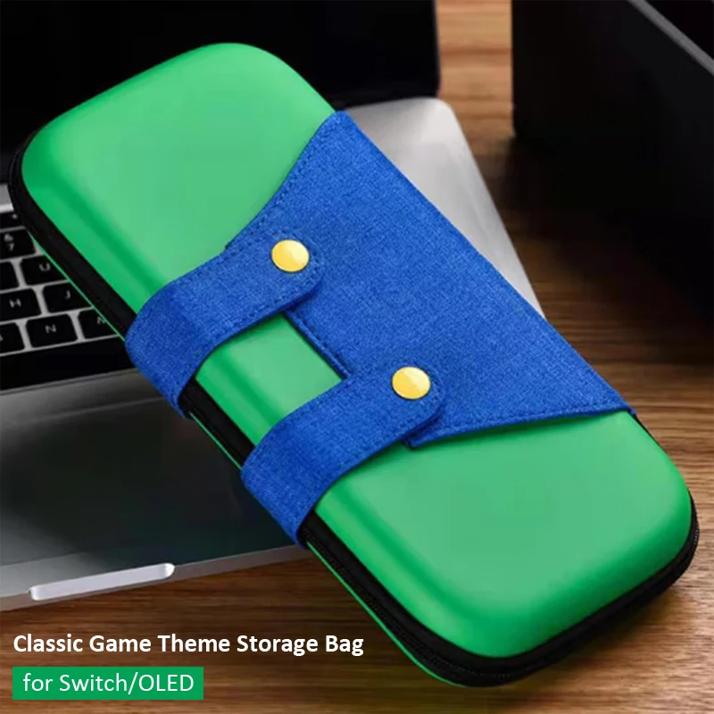 For Nintendo Switch OLED Storage Bag Luig Mansion Style Protective