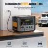 Solar Generator 1000W (2000W Peak) with 220W Solar Panel Included, 828Wh LiFePO4 Power Station with 1000W AC Outlets, 100W USB 5