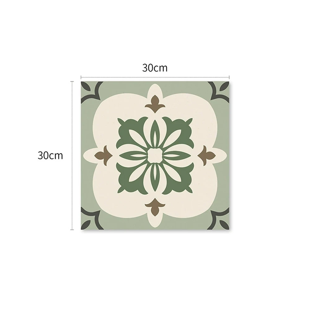 Piastrelle per pavimenti in vinile attaccate sul pavimento, piastrelle per pavimenti rimovibili e impermeabili per noleggianti Piastrelle adesive per bagno 6 pezzi 30x30 cm