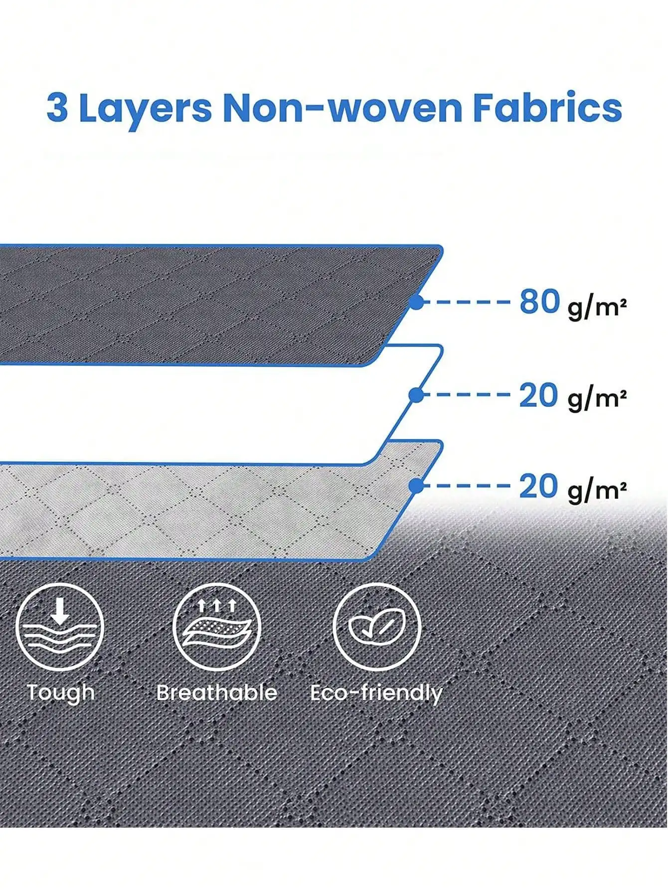 Large Capacity Clothes Storage Bag Foldable Blanket Storage Containers for Organizing Bedroom Closet 6