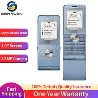 Original Sony Ericsson W350 2G GSM Mobile Phone 1.9'' TFT Display 1.3MP Camera FM Radio Bluetooth Flip sony erisson w350 phone 1