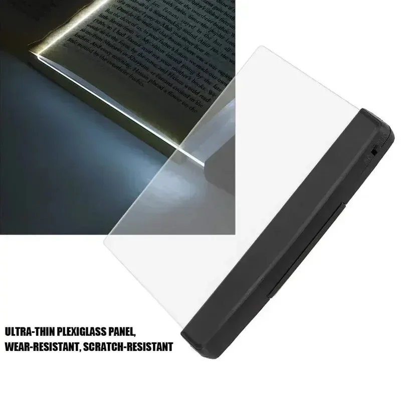 1pc LED Flat Panel Night Vision Reading Light, Eye Protection Reading Light Student Night Reading Light