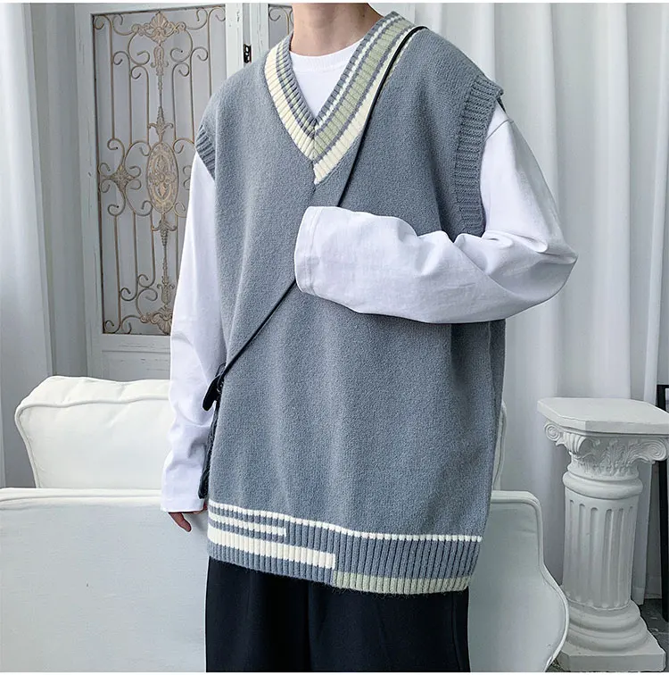Mens Knit Sweater Vest