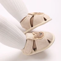 0-18M Baby Sandals For Boys And Girls Cute Bear Casual Shoes Soft And Comfortable Walking Shoes 6