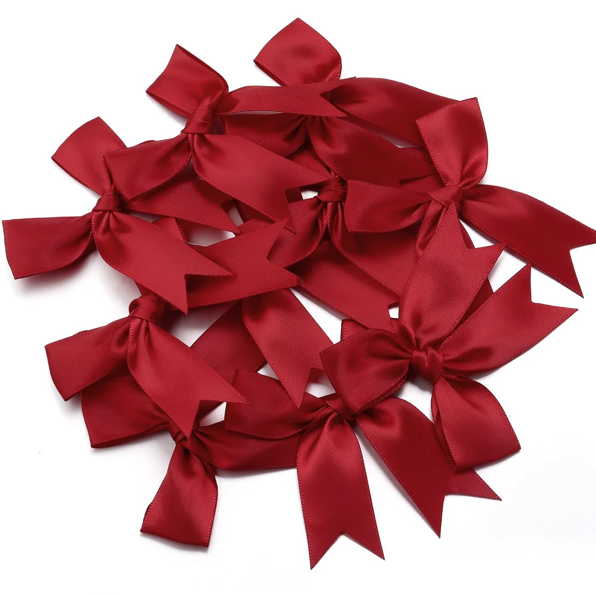 20 teile/los 8,5x8,5 cm Bunte Satin Band Bögen Nette Band Bogen Für DIY Handwerk Dekoration Kopfbedeckungen Mode kleidung Zubehör – Detail 21