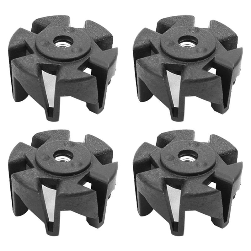 4 Pc Plastic Shaft Blade Foot Seat Blender Parts For HR2003 HR2004 HR2006 HR2024 HR2027