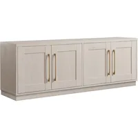 Rectangular TV Stand for TV's up to 75" in Alder White, for Home, Living Room, Bedroom, Entertainment Room, Office 2