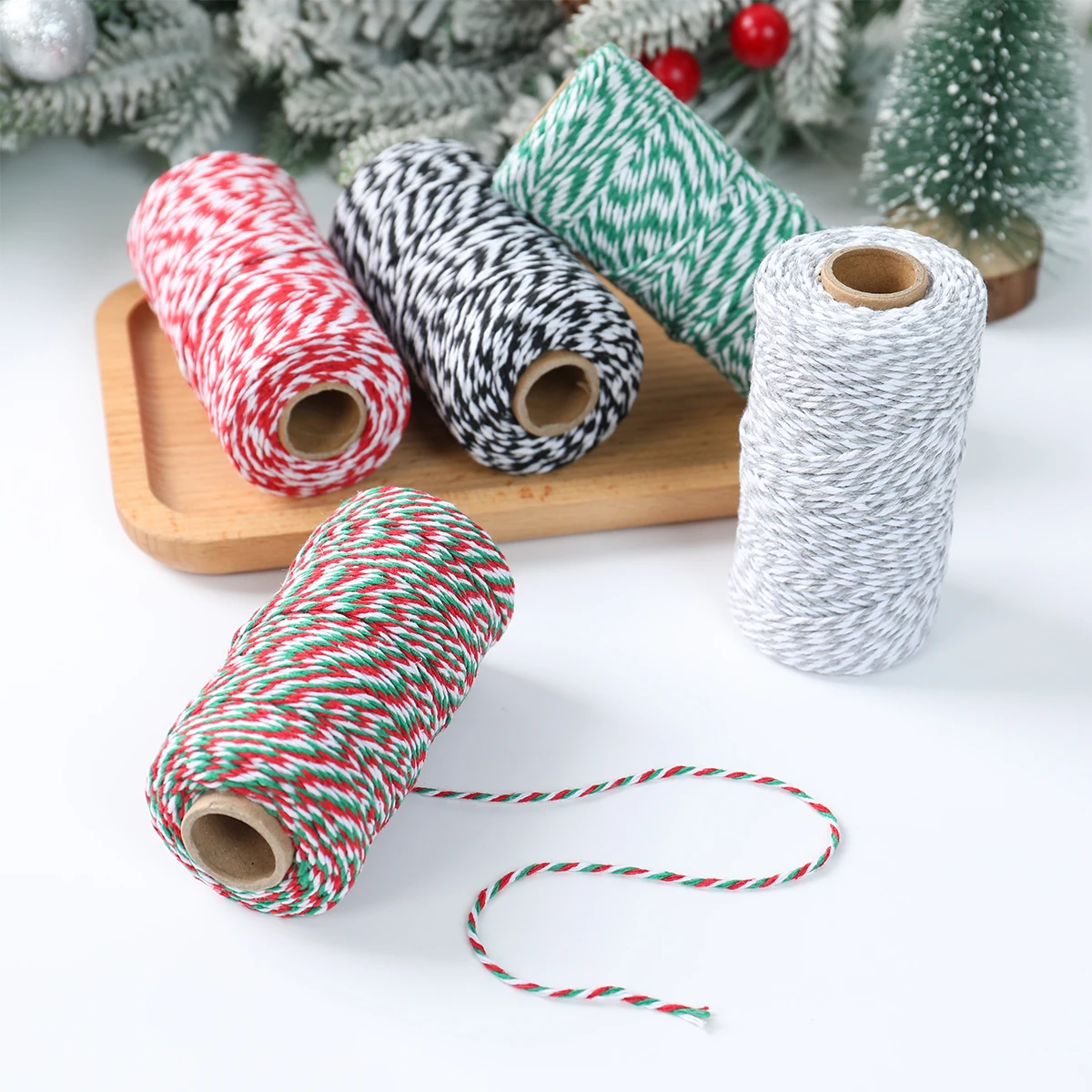 Cotton Rope 100M 10yards For Home Decor Handmade DIY Christmas Gift Wrapping