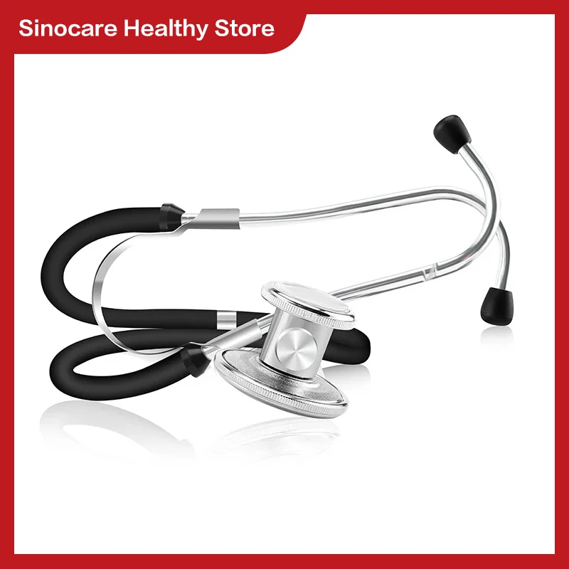 Dual Head Stethoscope Medical stethoscope Sinocare Portable Dual Head Stethoscope Doctor Medical Stethoscope Professional Cardiology Medical Equipment Device