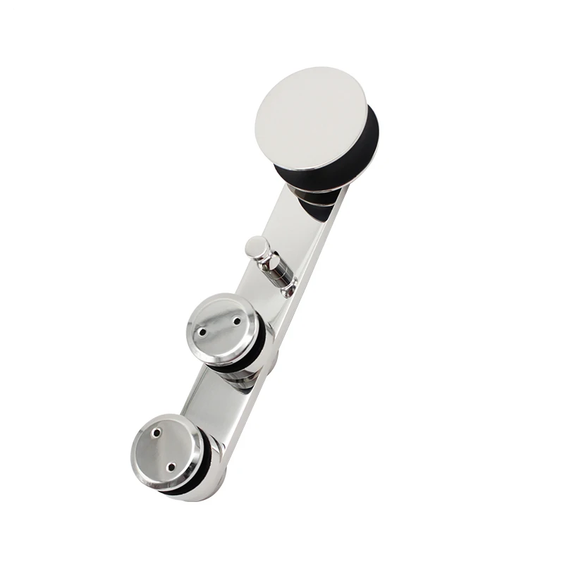 

High quality stainless steel wall mounted fixed glass door pulley accessories sliding door system