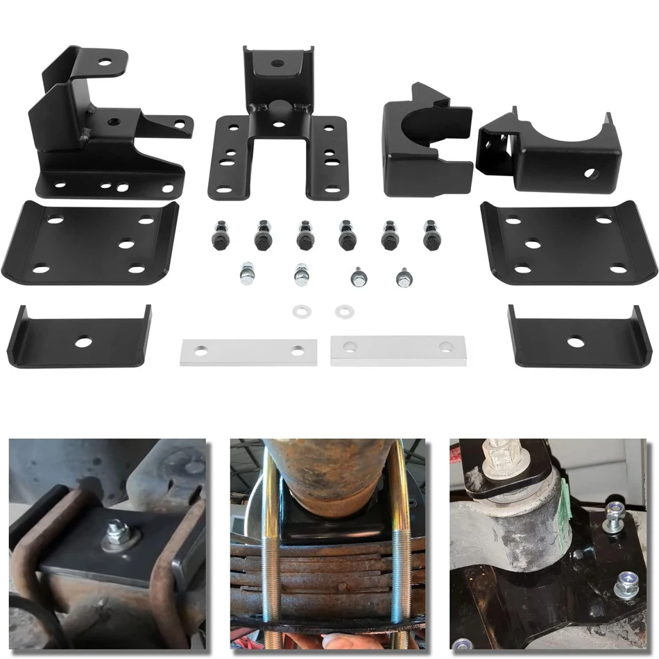 Tml 301360 Kit Di Vibrazione Posteriore 5 "-6" Kit Di Abbassamento Dell'Asse Posteriore Adatto Per Chevy Silverado 1500 E Per Gmc Sierra 2007-2020