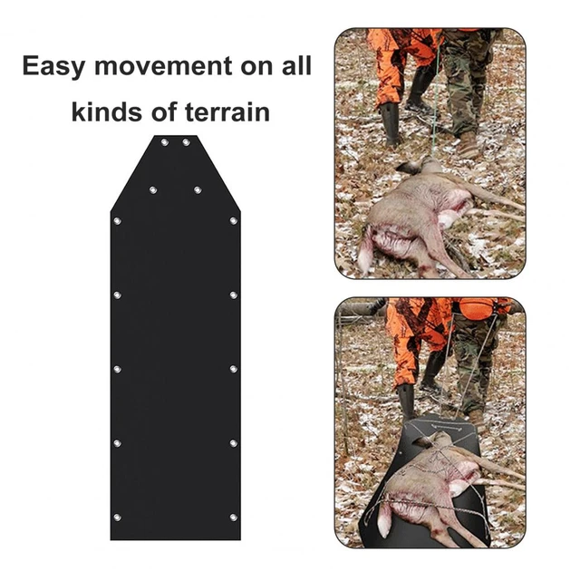 Deer Drag Sleds Wearproof Sliding Mat Multi-Purpose Utility Sled For  Hauling Ice Fishing Supplies Fishing Gear Accessories - AliExpress
