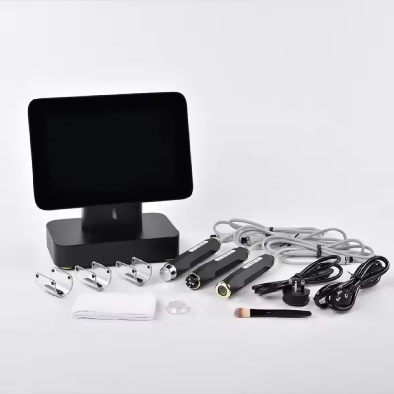3 In 1 Oxygen Facial Device Ultrasonic Radiofrequency Skincare Bubble CO2 Exfoliate Oxygen Jet Peel Face Care Aquafacial Machine 3