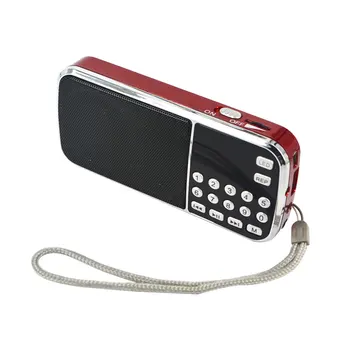 휴대용 미니 스피커 MP3 오디오 음악 플레이어 앰프, 손전등 지원, AUX USB TF FM 라디오, 다기능 라우드 스피커
