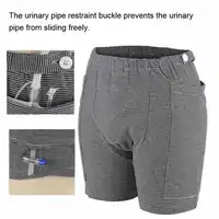 Wearable Urine Bag Soft Incontinence Pants Double Pocket Design Elderly Portable Proof Pee Holder Collector Bags 2