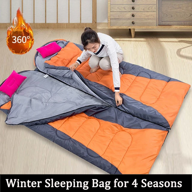 BSWolf-saco de dormir grande para acampar, saco ancho suelto ligero de 3  estaciones, tamaño largo para descanso de adultos, senderismo y Pesca -  AliExpress