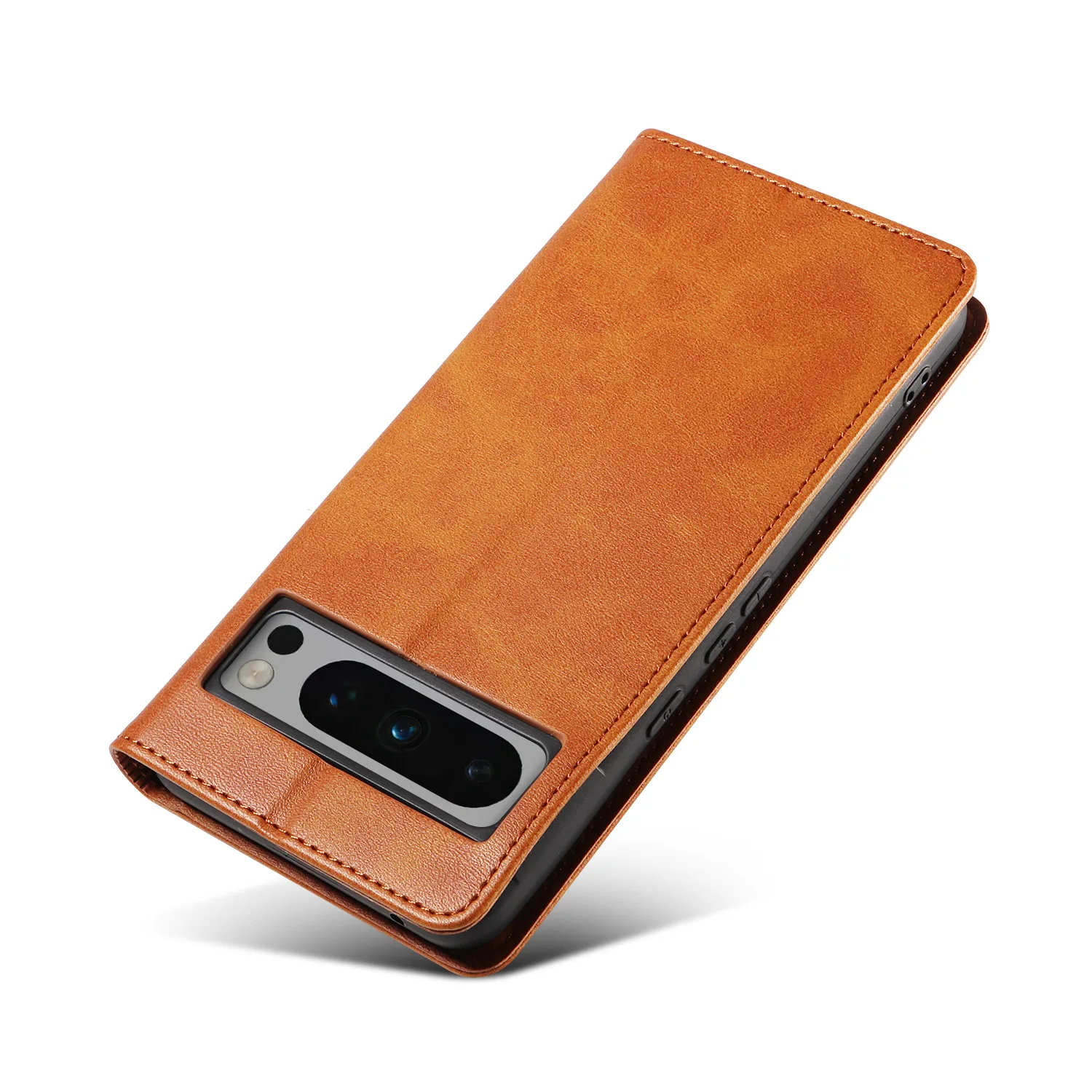 Luxury Leather Business Phone Case - Solid Soft TUP & Hard PC Cover