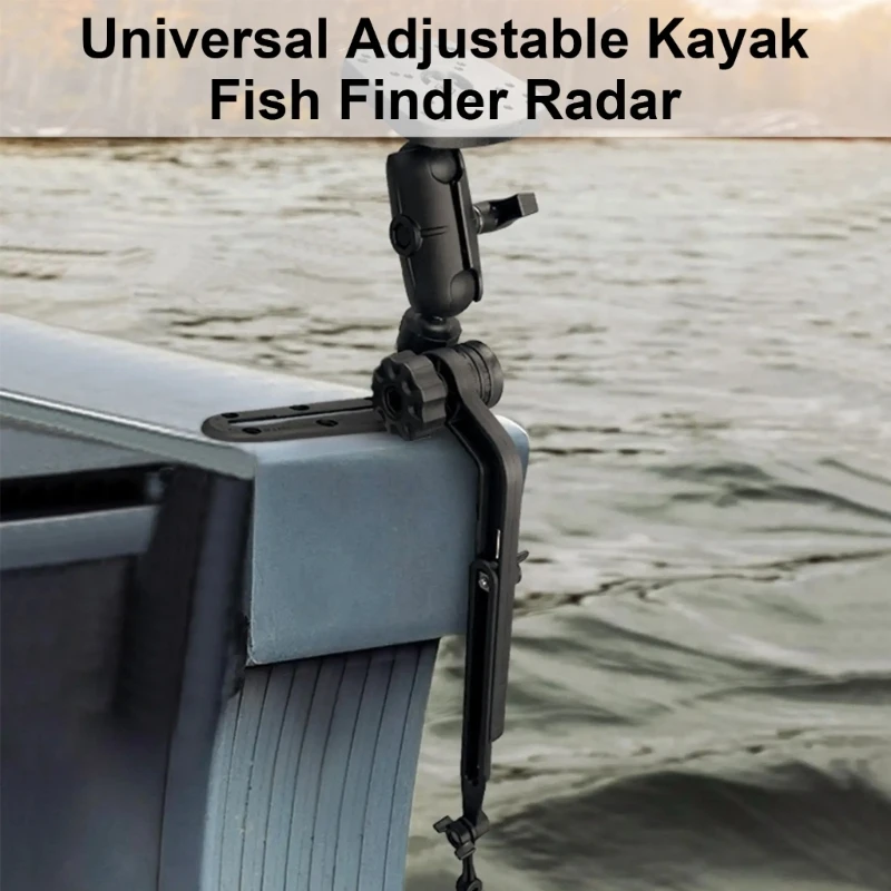 Electronic Fish Finder Mount Base Adapter, Kayaks Fish Finder Mounting Plate, Kayaks Boats Transducer Mounting Arm Enduring