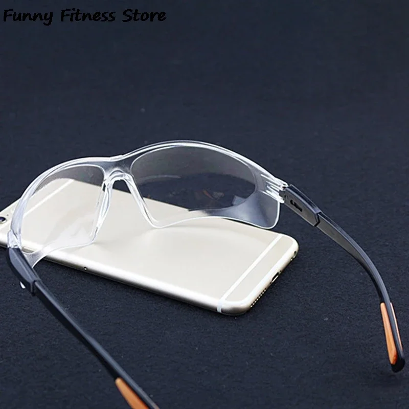Cycling Glasses Windproof Safety Eye Protection Transparent Clear Goggles Outdoor Tactical Sports Men