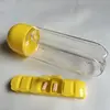 Portable Water Bottle with Built-in Pill Box for Medicines, Vitamins, Perfect for Outdoor, Gym, Fitness, Camping and Traveling 4