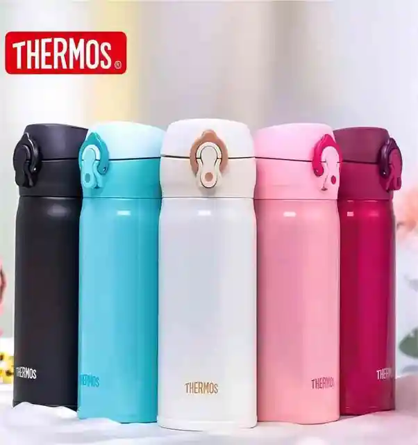 THERMOS – tasse sous vide Double couche en acier inoxydable, flacons isolés de prévention des fuites, bouteille d'eau Thermo de 350ml/500ml, gobelet thermique 2