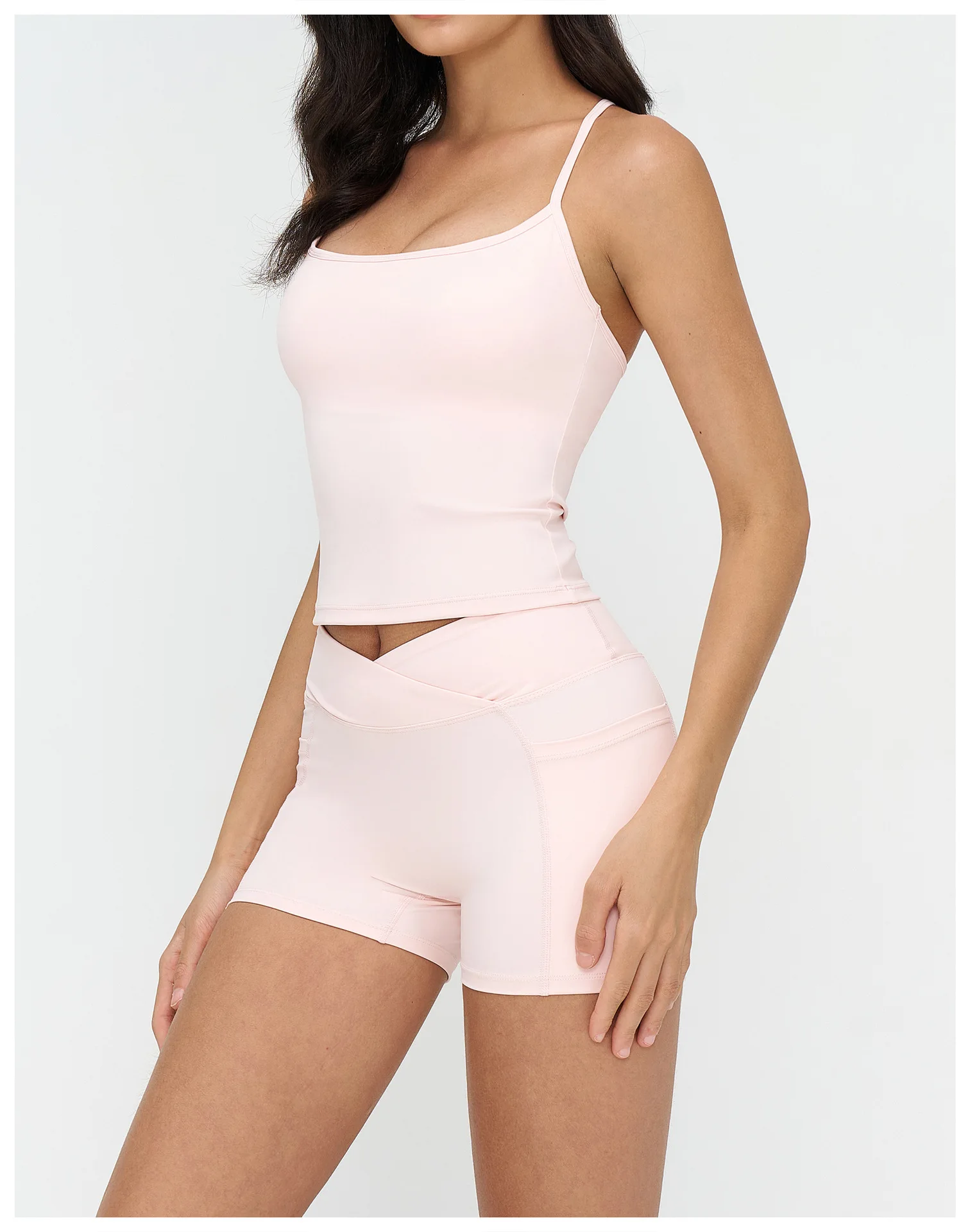 Débardeur Yoga Push-Up Col Carré