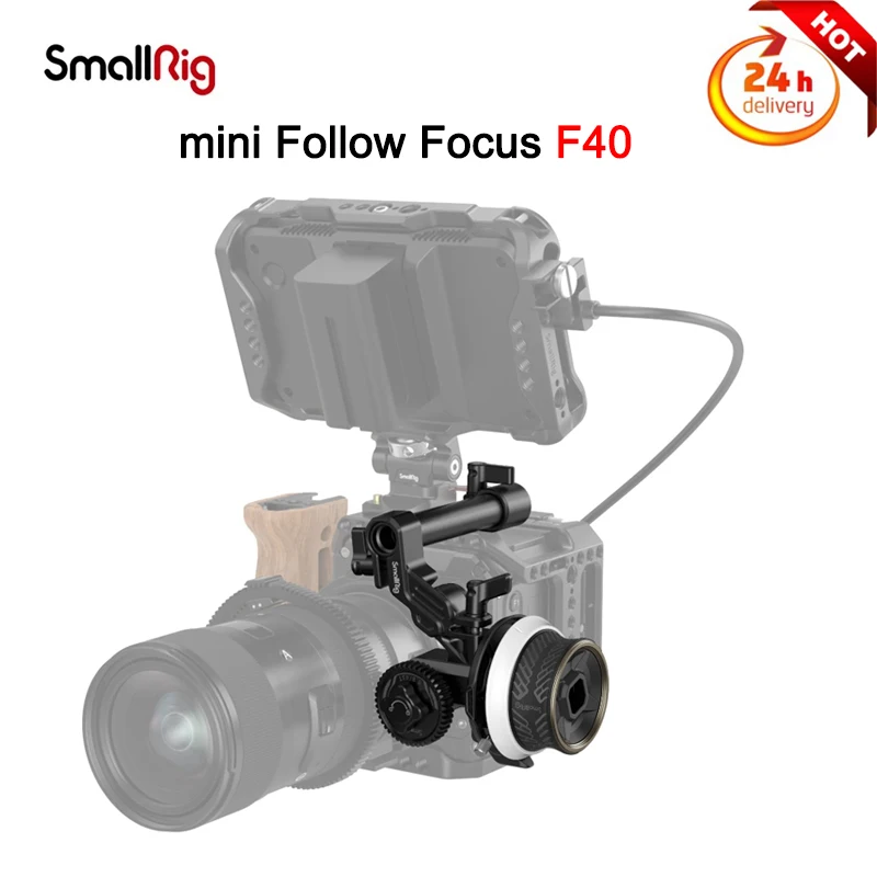 

SmallRig Mini Follow Focus F40 3010C Portable Mini Follow Focus Matte box quick focus Wireless Lens control For Cameras