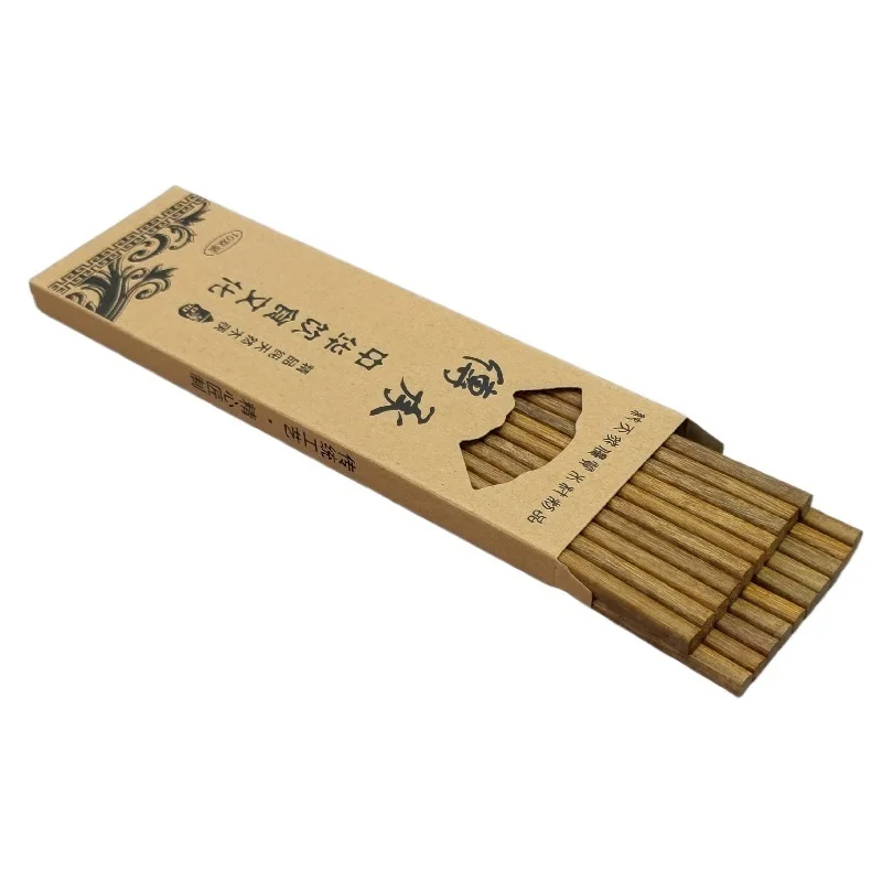 10Pairs Wooden Chopsticks Wood Chopsticks box