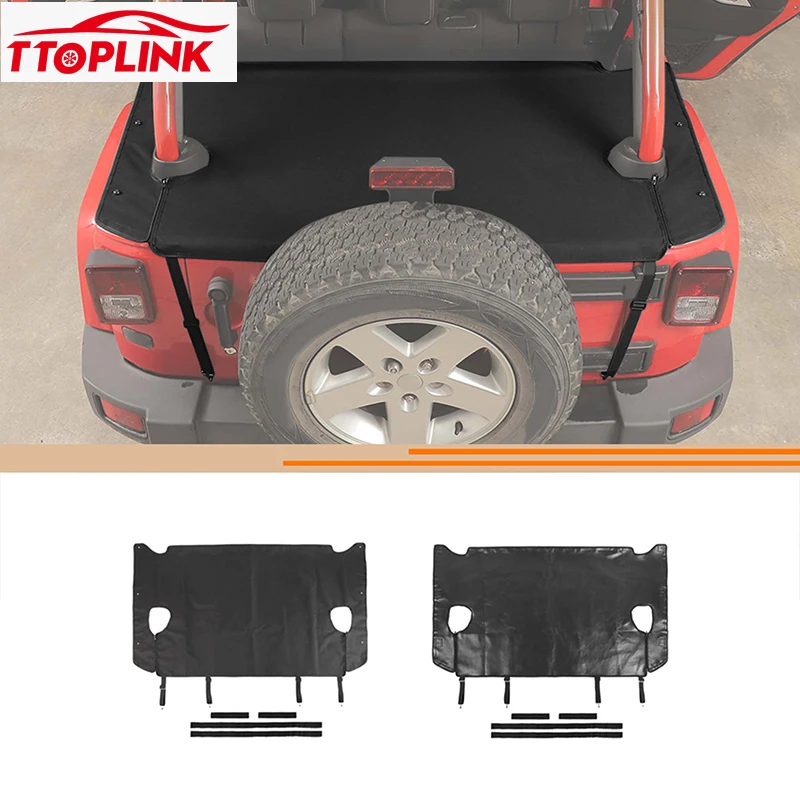 

Oxford Cloth Rear Trunk Cloth Isolation Cover Four Door Version for Jeep Wrangler JK 2007-2017 Car Accessories