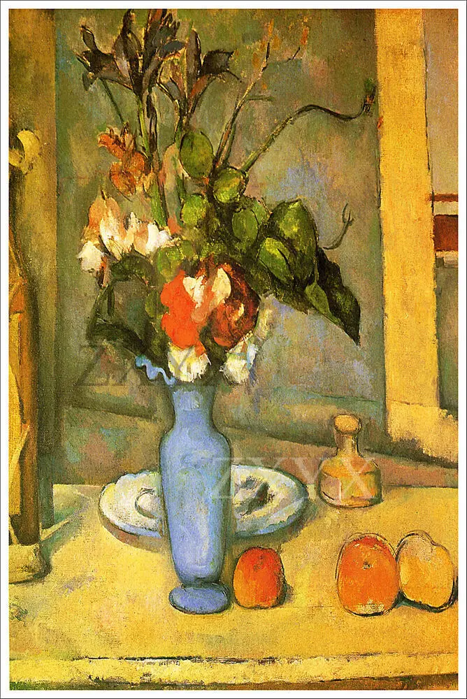 

Artist Paul Cezanne Poster Print of Painting The Blue Vase