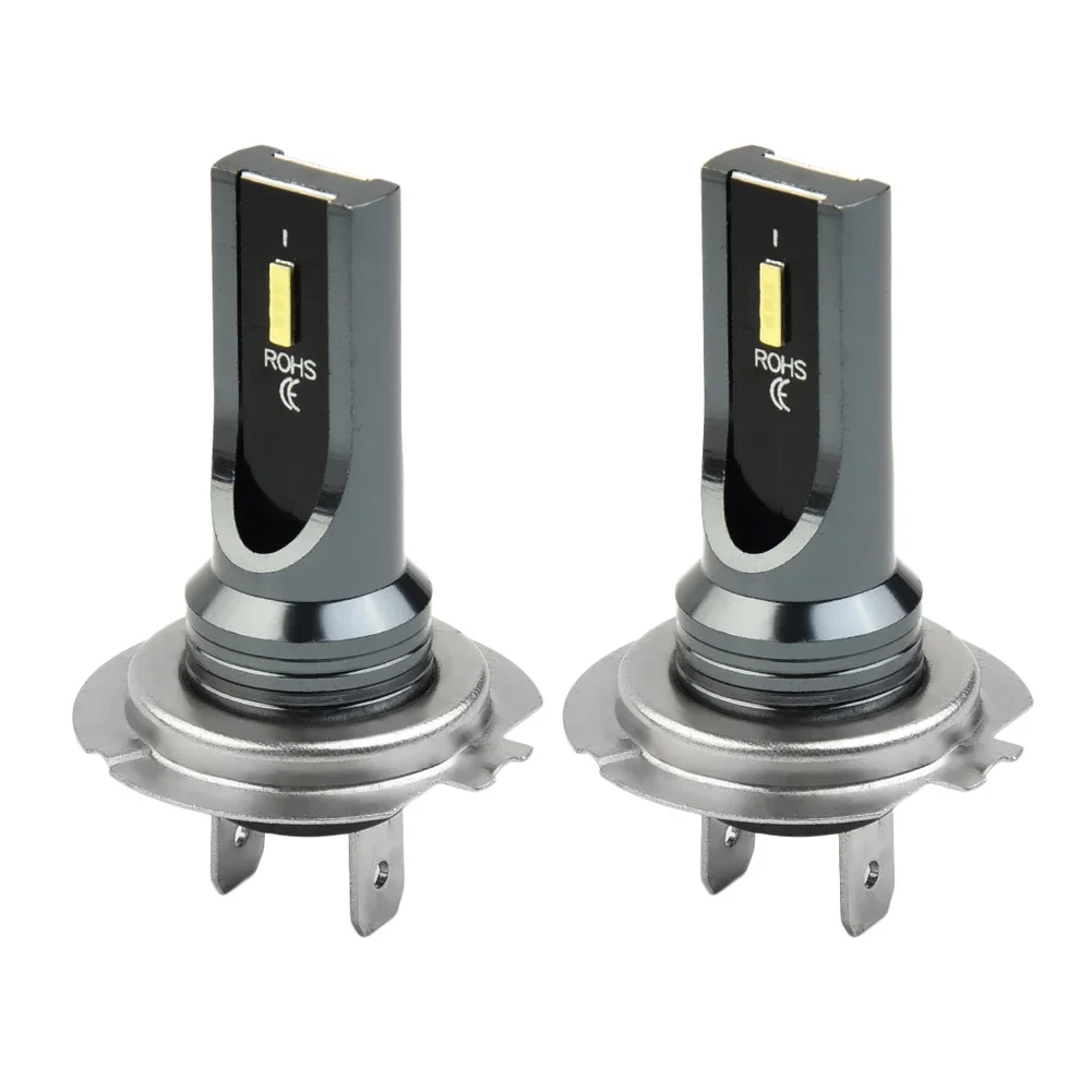 LED 프론트 라이트 LED 헤드라이트, 고급 CSP 칩 플러그 플레이, 반사 컵, CSP H7, 6000K, 6SMD 알루미늄 합금
