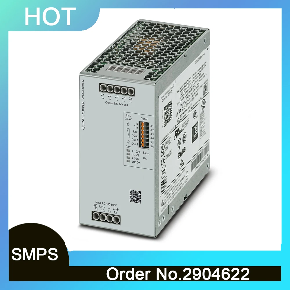 High Quality 2904622 QUINT4-PS/3AC/24DC/20 QUINT POWER (Replace:2938727) 24VDC/20A For Phoenix Switching Power Supply Fast Ship 3 High Quality 2904622 QUINT4-PS/3AC/24DC/20 QUINT POWER (Replace:2938727) 24VDC/20A For Phoenix Switching Power Supply Fast Ship