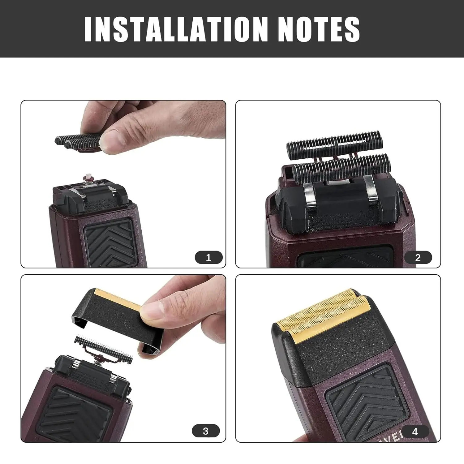 Electric Shaver Head for Wahl 5 Star Series Shaver Hair Clipper Blade Head Cover Finale Replacement 7043 Accessories
