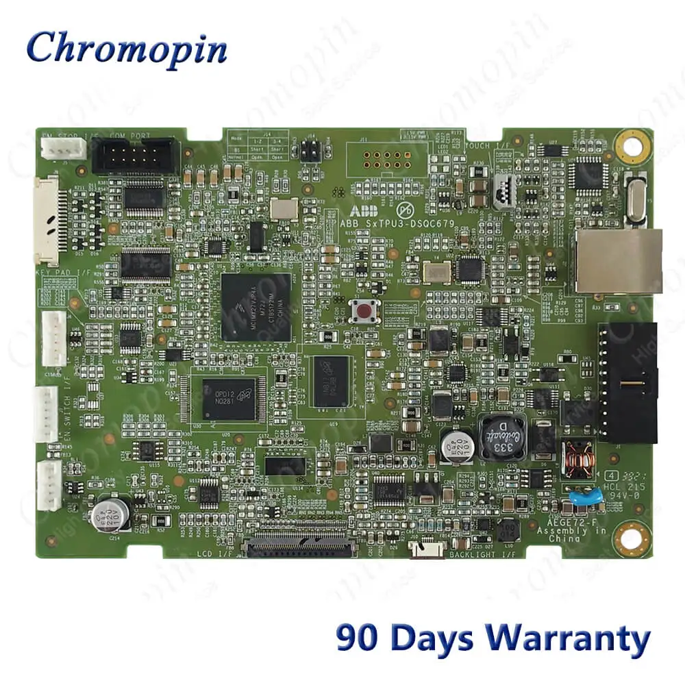 Kit for A-B-B IRC5 3HAC028357-001 3HAC028357-027 DSQC679 Touchscreen Keypad LCD Case Joystick E-STOP 10m Cable Swtich