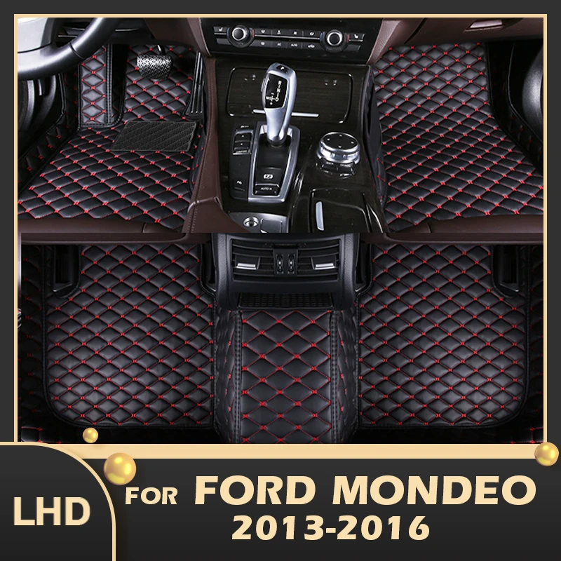 

Автомобильные коврики для Ford Mondeo 2013, 2014, 2015, 2016, индивидуальные автомобильные подкладки для ног, аксессуары для интерьера