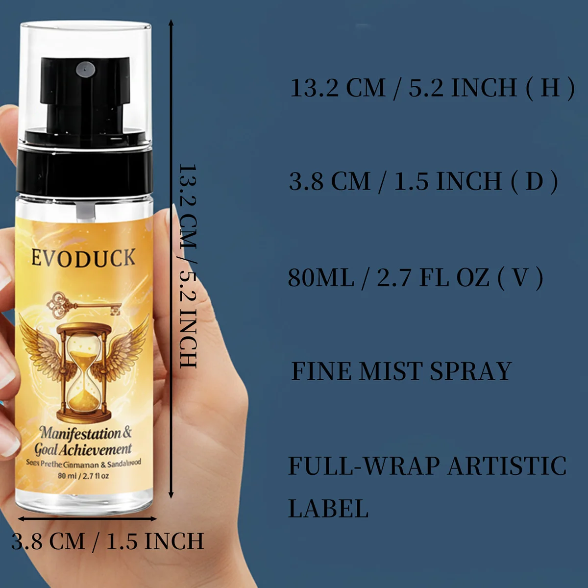 1 pièce 80 ml Valentinstag-Duftspray, Zimt- Und Sandelholz-Duftnebel, Lufterfrischer, Sommerparfümspray, Hotel- Und Heimdekoration_voghion.com