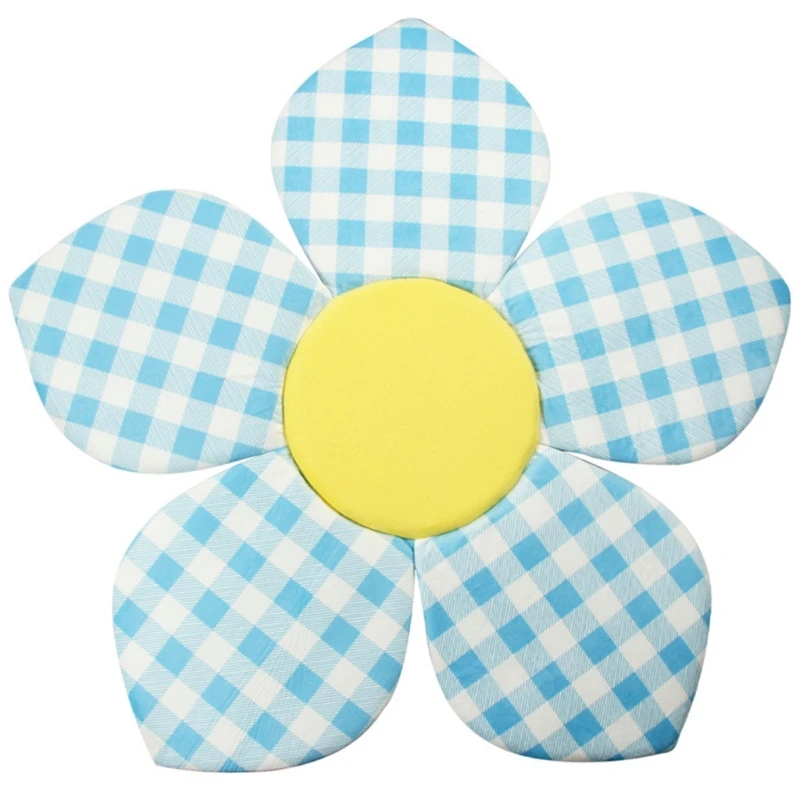 Flower Baby Bath Pad Infant Comfort Bathtub Mat Tub Support Lounger Sink Bath Cushion for Newborn Photo Props