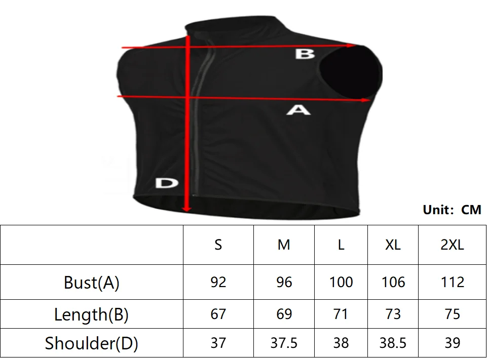 RSANTCE Cycling Windproof Vest, All New Classic Lightweight Men’s Wind Gilet Stretch Fabric Two Way Zipper - Image 5