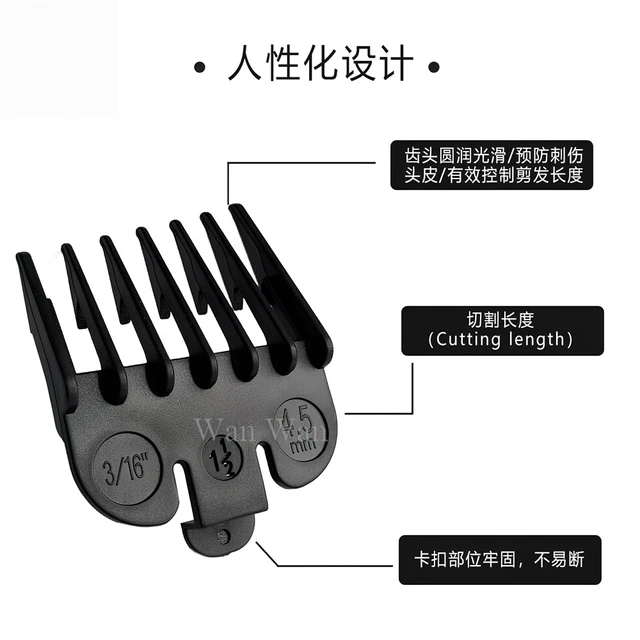 Hair Clipper Guards For Wahl Electric Clipper Limit Comb Barber Shop Professional Trim Sideburns Guide Combs Hairdressing Tools 3