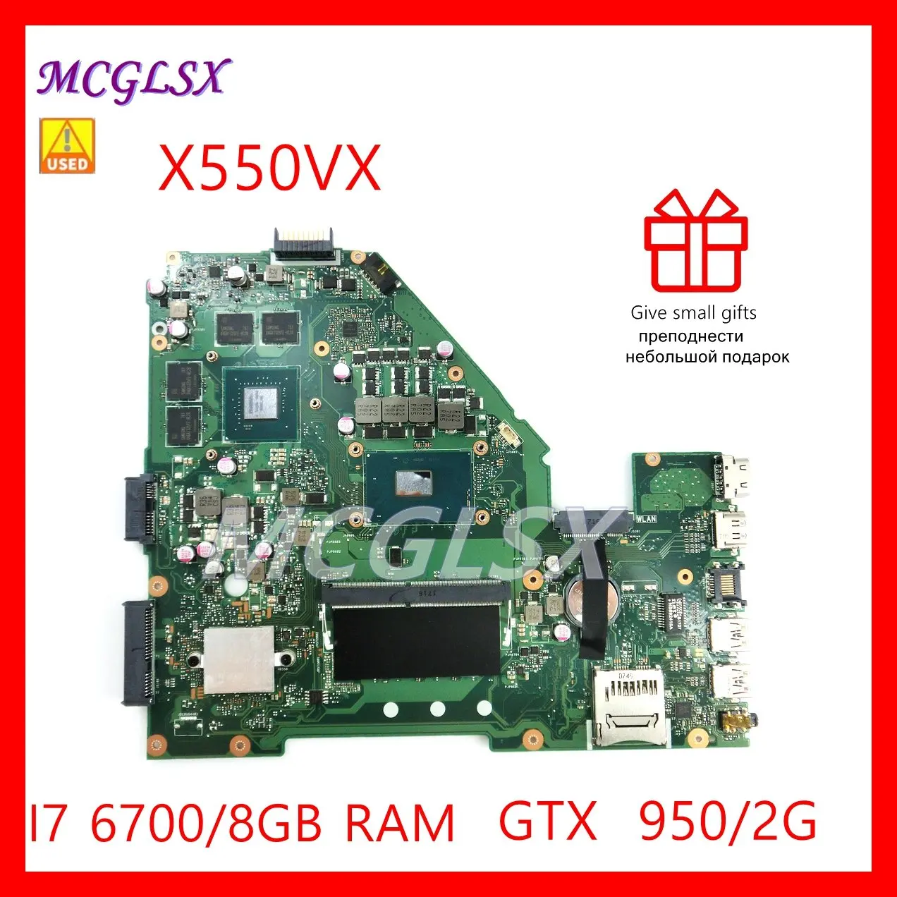 X550VXLaptopMotherboardForAsusK550VXX550VXX550VQFH5900V